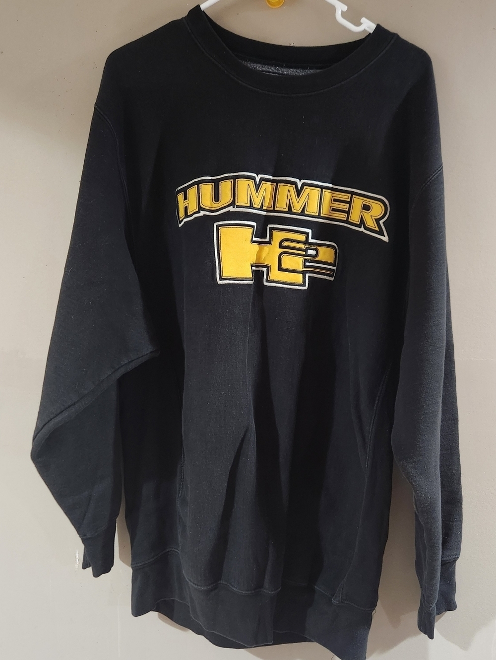 Steve and Barry's Hummer Crew Neck Black Sweatshirt sz L